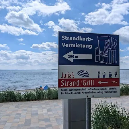 Ruhige Terrassenwohnung In Strandnaehe Fuer Bis Zu 4 Personen זירקסדורף